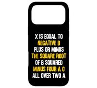 Quadratic formula X is Equal - Math Teacher Mathematics Math Case for iPhone 17 Pro Max