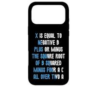 Quadratic formula X is Equal - Math Teacher Mathematics Math Case for iPhone 17 Pro Max