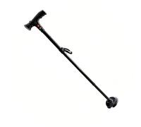 Quadrilateral Walking Stick with LED Color Scheme Crisis Alarm Against Slip Handle for Elderly Security and Assist Alarm Stick