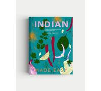 Quadrille Indian Made Easy Cookbook Blue