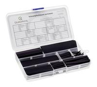 Quadrios 201711CA003 Heatshrink Set Black 3:1 Ratio 100 pcs Adhesive