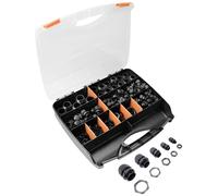 Quadrios 2102CA110 Cable Gland Set PA66 Black RAL9005 Compact Asso...
