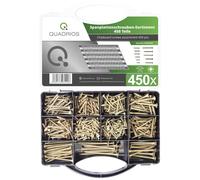 Quadrios 2109SA045 Screw Set 450 pcs Ideal for Hobbyists and Craftsmen