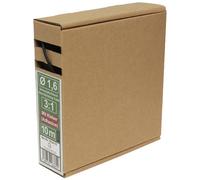 Quadrios 23CA177 Heatshrink Tubing Black 7.9mm 3:1 Waterproof 5m