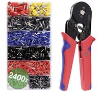 Quadrios 23T055 Crimper Set Auto Adjusts Ergonomic Grip 1200 Sleeves