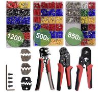Quadrios 24T065 Crimper Set 0.25-6 mm² Ferrules Blade Pv Connectors