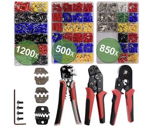 Quadrios 24T065 Crimper Set 0.25-6 mm² Ferrules Blade Pv Connectors