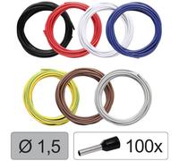 Quadrios 25CW116 Wire LiFY 1.5 mm² Black Red White Blue Yell-Grn B...