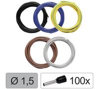Quadrios 25CW118 Wire LiFY 1.5 mm² Black Blue Yellow-green Brown Grey