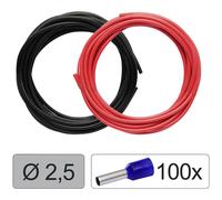 Quadrios 25CW129 Wire LiFY 2.5 mm² Red/Black Set Harmonised Certif...