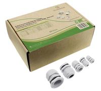 Quadrios Cable Gland Set PA66 Grey-white RAL 7035 Compact Kit