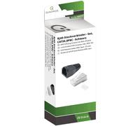 Quadrios CAT 5e RJ-45 Plug Straight 8P8C Black 25 pcs