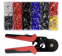 Quadrios Crimper Set Auto Adjusts Ergonomic Grip 1200 Sleeves