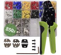Quadrios Crimper Set: Carbon-Steel 0.25-6 mm² 850 Parts