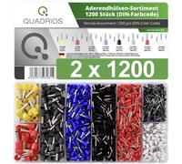 Quadrios Ferrule Set 0.5-10mm² 2400pcs Multicolour