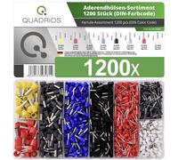 Quadrios Ferrule Set 1200 pcs Multi-colour Polyamide Copper