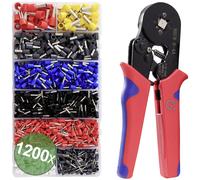 Quadrios Ferrule Set 1200 pcs Multicolour Insulated Crimping