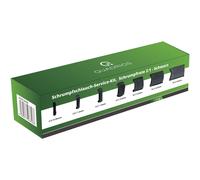 Quadrios Heatshrink Set Black 7 Parts 2:1 Shrinkage Halogen-Free