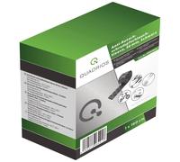 Quadrios Heatshrink Tubing Black 50mm 25mm 1.6m 2:1 Ratio