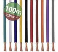 Quadrios Stranded Wire Assorted 10 Colours 0.25 mm² Copper