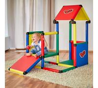 Quadro Adventure Construction Kit - Modular Climbing Kit for Toddlers, 26 Build Variations, From 6 Months, Indoor & Outdoor Use, TÜV-Certified, With Learning Table & Slide
