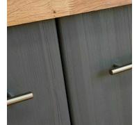 d-c-fix vinyl wrap - Quadro dark grey wood effect - 67,5 cm x 1,5 m - self adhesive wallpaper & sticky back plastic roll for furniture, kitchen worktops & cupboards - decorative contact paper film