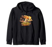Quadro Shadow Shift Speed Clone Motion Design Zip Hoodie