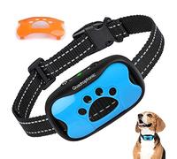 QUADROPHONIC Anti Bark Collars for Dogs, Rechargeable Bark Collar for Small Medium Large Dogs, Dog Barking Collar with Vibrating Beep Training, Stop Dog Barking Deterrent Device 7 Sensitivity levels.