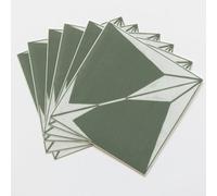 Quadrostyle Astra Olive Wall Tile And Furniture Vinyl Stickers 15Cm(L) 15Cm(W) Pack Of 6