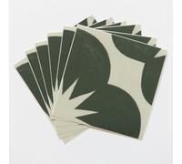 Quadrostyle Toledo Dark Olive Wall Tile And Furniture Vinyl Stickers 15Cm(L) 15Cm(W) Pack Of 6