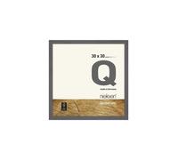 Quadrum 30 x 30cm Wooden Picture Frame With Protective Glass Front Nielsen Mid Grey One Size