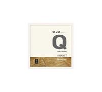 Quadrum 30 x 30cm Wooden Picture Frame With Protective Glass Front Nielsen White One Size