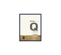 Quadrum 40 x 50cm Wooden Picture Frame With Protective Glass Front Nielsen Blue One Size