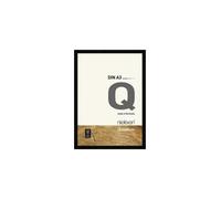 Quadrum A3 Wooden Picture Frame With Protective Glass Front Nielsen Black One Size