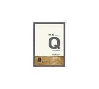 Quadrum A3 Wooden Picture Frame With Protective Glass Front Nielsen Mid Grey One Size