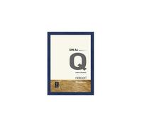 Quadrum A4 Wooden Picture Frame With Protective Glass Front Nielsen Blue One Size