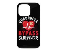 Quadruple Bypass Survivor Open Heart Surgery Coronary Artery Case for iPhone 13 Pro