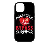 Quadruple Bypass Survivor Open Heart Surgery Coronary Artery Case for iPhone 14