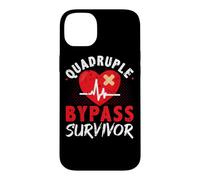 Quadruple Bypass Survivor Open Heart Surgery Coronary Artery Case for iPhone 14 Plus