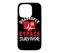 Quadruple Bypass Survivor Open Heart Surgery Coronary Artery Case for iPhone 14 Pro