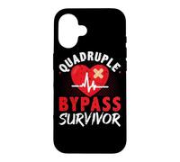 Quadruple Bypass Survivor Open Heart Surgery Coronary Artery Case for iPhone 16
