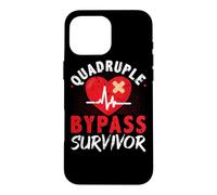 Quadruple Bypass Survivor Open Heart Surgery Coronary Artery Case for iPhone 16 Pro Max