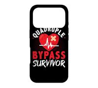Quadruple Bypass Survivor Open Heart Surgery Coronary Artery Case for iPhone 17 Pro