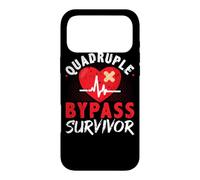 Quadruple Bypass Survivor Open Heart Surgery Coronary Artery Case for iPhone 17 Pro Max