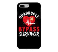 Quadruple Bypass Survivor Open Heart Surgery Coronary Artery Case for iPhone 7 Plus/8 Plus