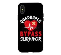 Quadruple Bypass Survivor Open Heart Surgery Coronary Artery Case for iPhone X/XS