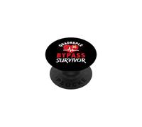 Quadruple Bypass Survivor Open Heart Surgery Coronary Artery PopSockets Adhesive PopGrip
