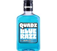 Quadz Blue Razz Vodka Cocktail | 18.8% ABV | 200ml Ready to Drink Pre Mixed Cocktail | Made with Vodka | Resealable Bottle | Vegan & Gluten Free | Ideal for Parties & Pre Drinks