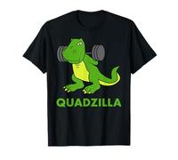 Quadzilla Dinosaur Gym T-Rex T-Shirt