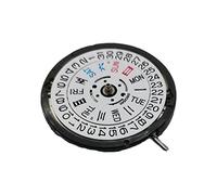 QUAEDE NH36A/NH36 Watch Movement Three-Needle Double-Calendar High-Precision Automatic Mechanical Movement Instead of 7S36 Parts Accessories